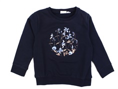 Name It dark sapphire sweatshirt blomster